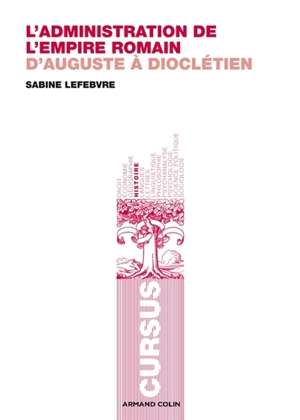 L'administration de l'Empire romain : d'Auguste à Dioclétien - Sabine Lefebvre