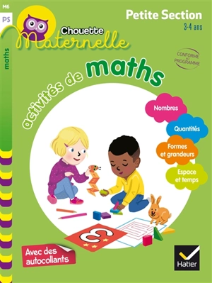 Activités de maths, maternelle petite section, 3-4 ans - Evelyne Barge
