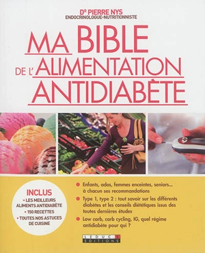 Ma bible de l'alimentation antidiabète - Pierre Nys