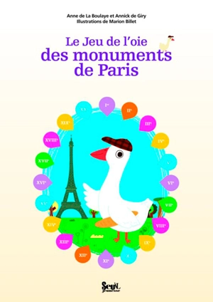 Jeu de l'oie des monuments de Paris - Anne de La Boulaye