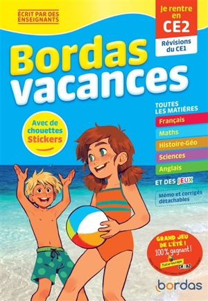 Bordas vacances : je rentre en CE2 : révisions du CE1 - Marie-Laure Fauquet-Gobin