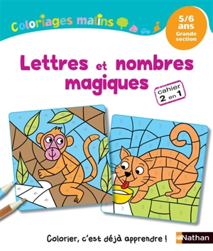 Lettres et nombres magiques, 5-6 ans, grande section - Stéphanie Chica