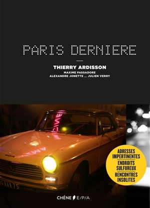 Paris dernière - Thierry Ardisson