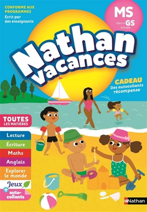 Nathan vacances, MS vers la GS, 4-5 ans : toutes les matières - Stéphanie Grison