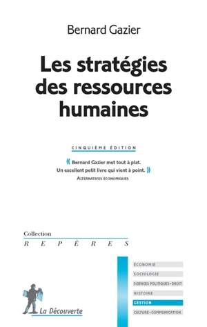 Les stratégies des ressources humaines - Bernard Gazier