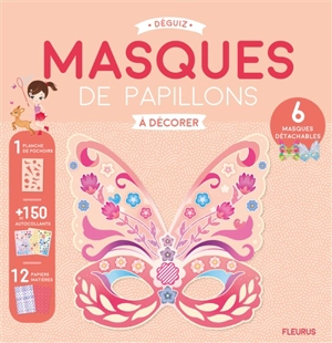 Masques de papillons à décorer - Candybird