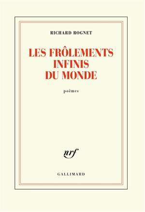 Les frôlements infinis du monde : poèmes - Richard Rognet