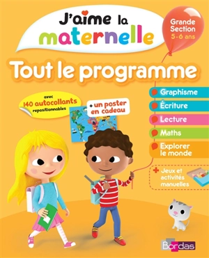 J'aime la maternelle, tout le programme : grande section, 5-6 ans - Ginette Grandcoin-Joly