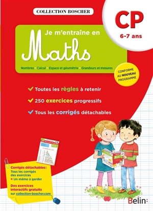 Je m'entraîne en maths : CP, 6-7 ans : conforme au nouveau programme - Edwige Rafini