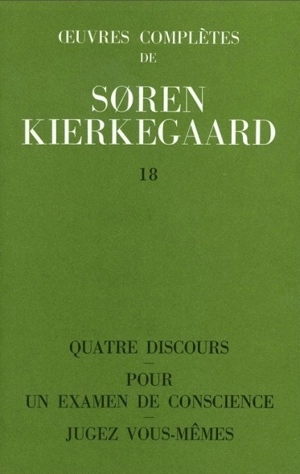 Oeuvres complètes. Vol. 18 - Sören Kierkegaard