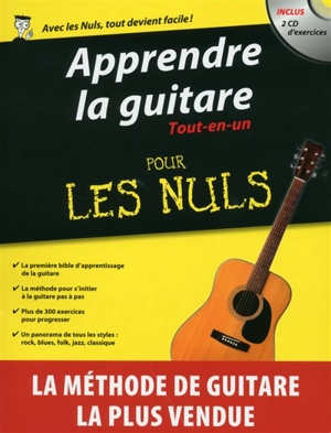 Apprendre la guitare : tout-en-un pour les nuls - Mark Phillips