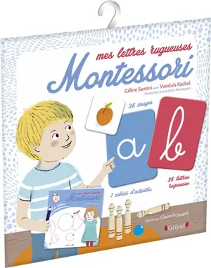 Mes lettres rugueuses Montessori - Céline Santini