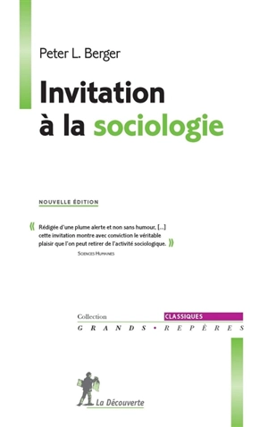 Invitation à la sociologie - Peter Ludwig Berger