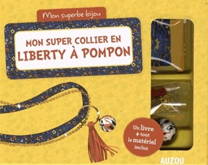 Mon super collier en liberty à pompon - Mathilde Paris