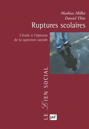 Ruptures scolaires : l'école à l'épreuve de la question sociale - Mathias Millet