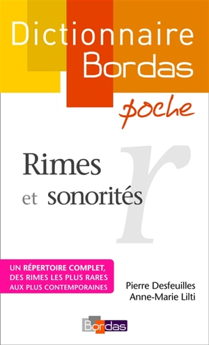 Rimes et sonorités - Pierre Desfeuilles