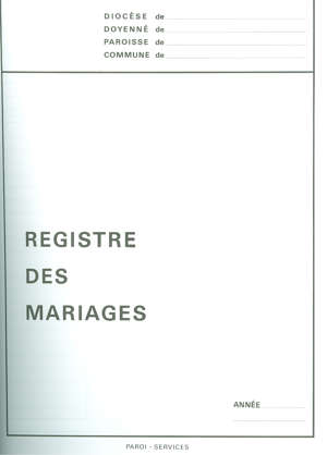 Registre de mariages : M4