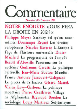 Commentaire N° 135 automne 2011