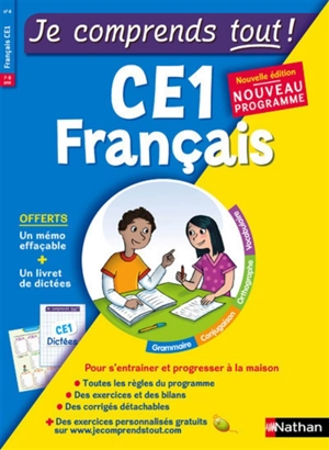 Je comprends tout ! Français CE1, 7-8 ans : nouveau programme - Sylvie Cote