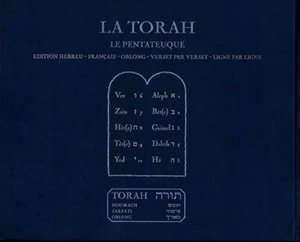 La Torah - Le Pentateuque : Edition hébreu-français - Format oblong - Verset par verset, ligne par ligne