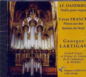 Noël pour orgue - Pièces sur des thèmes de Noël - Jean-François Dandrieu