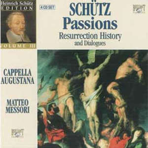 Passions et autres oeuvres vol.3  4 CD : Edition Heinrich Schütz, volume 3 - Heinrich  Schütz