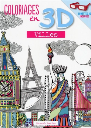 Coloriages en 3D : villes - Hannah Davies