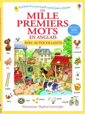 Les mille premiers mots en anglais : avec autocollants - Heather Amery