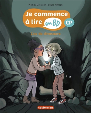 Je commence à lire en BD. L'os de dinosaure : CP - Mathieu Grousson