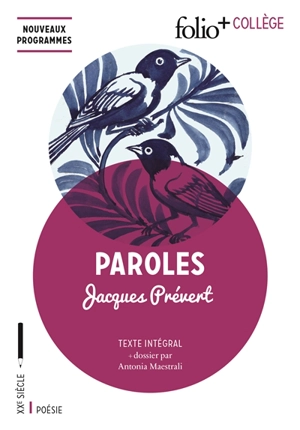 Paroles : texte intégral - Jacques Prévert