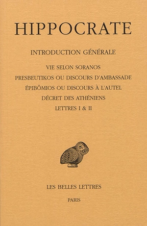 Hippocrate. Vol. 1-1. Introduction générale - Hippocrate