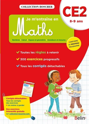 Je m'entraîne en maths : CE2, 8-9 ans : conforme au nouveau programme - Danielle Cohen