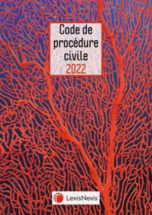 Code de procédure civile 2022 : jaquette corail