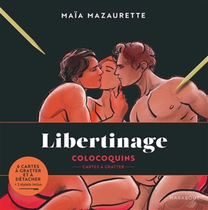 Libertinage : colocoquins : cartes à gratter - Maïa Mazaurette