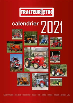 Tracteur rétro : calendrier 2021 - Guillaume Waegemacker