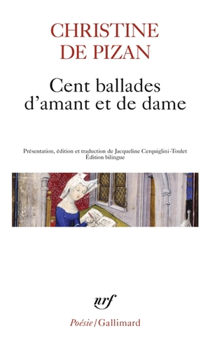 Cent ballades d'amant et de dame - Christine de Pizan