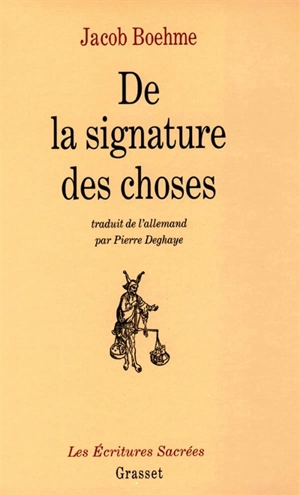 De la signature des choses - Jakob Böhme