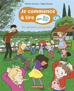 Je commence à lire en BD. Au secours, ça gratte ! : CP - Mathieu Grousson