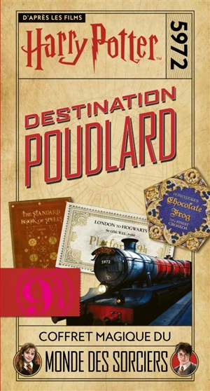 Destination Poudlard, Harry Potter : platform 9 3-4 : coffret magique du monde des sorciers - Wizarding world
