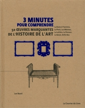 3 minutes pour comprendre 50 oeuvres marquantes de l'histoire de l'art : La dame à l'hermine, la Piétà, Les Ménines, La laitière, Le penseur, Le baiser, Brillo box