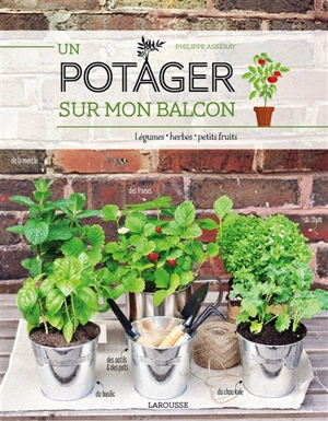 Un potager sur mon balcon : légumes, herbes, petits fruits - Philippe Asseray