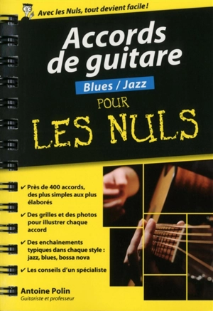 Accords de guitare blues-jazz pour les nuls - Antoine Polin