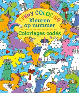 Funny coloring : Kleuren op nummer. Funny coloring : coloriages codés - Anita Engelen