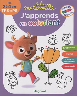 J'apprends en coloriant, de 2 à 4 ans, TPS et PS - Aurélia Gallois-Lacroix