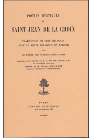 Poèmes mystiques - Jean de la Croix