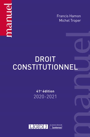 Droit constitutionnel : 2020-2021 - Francis Hamon