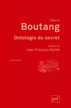 Ontologie du secret - Pierre Boutang