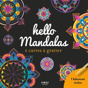 Hello mandalas : 6 cartes à gratter - Lisa Magano