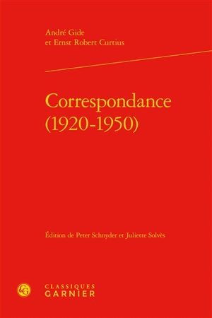 Correspondance : 1920-1950 - André Gide