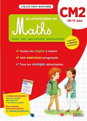 Je m'entraîne en maths : CM2, 10-11 ans : conforme au nouveau programme - Christine Cuttoli